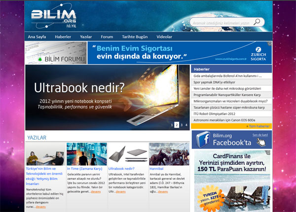Yeni Bilim.org yayında!