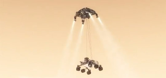 Curiosity Mars’a nasıl inecek?