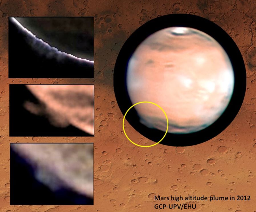 Mars’taki gizemli dev bulutlar
