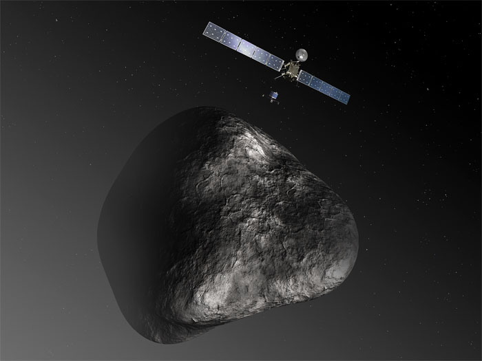 İnsanlık İçin Küçük Bir Adım Daha! Rosetta, 67P Kuyruklu Yıldızına İniyor
