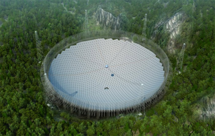 Çin son derece büyük bir radyo teleskop inşa ediyor