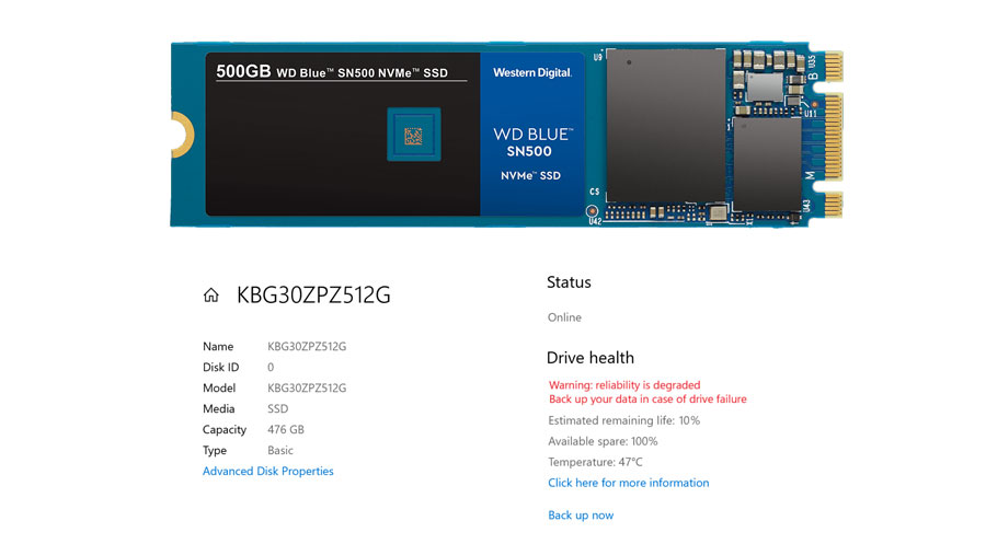 Windows 10’un sonraki versiyonları sizi SSD hatalarına karşı uyarabilir