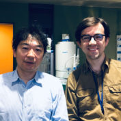 Dr. Takeshi Sakurai, MD, PhD ile röportaj sonrası. WPI-IIIS, Tsukuba, Japonya